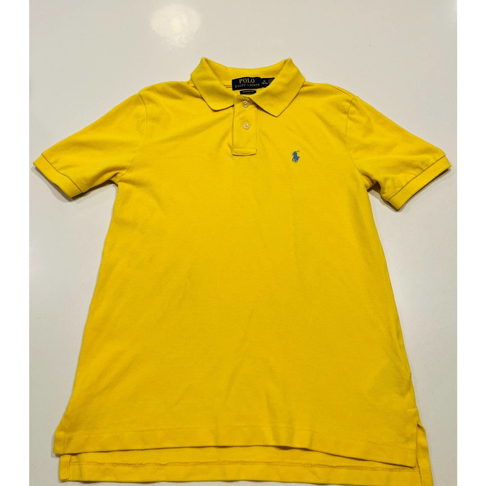 Boys Yellow Polo- Ralph Lauren Size 10-12